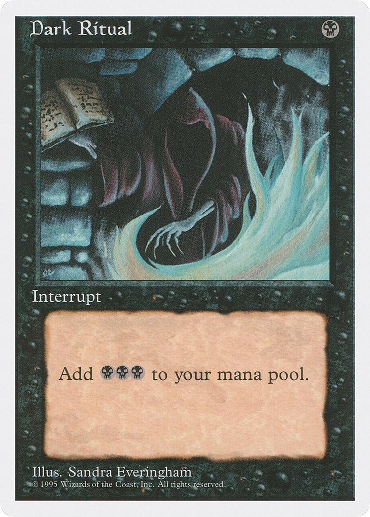 {C} Dark Ritual [Fourth Edition][4ED 129]