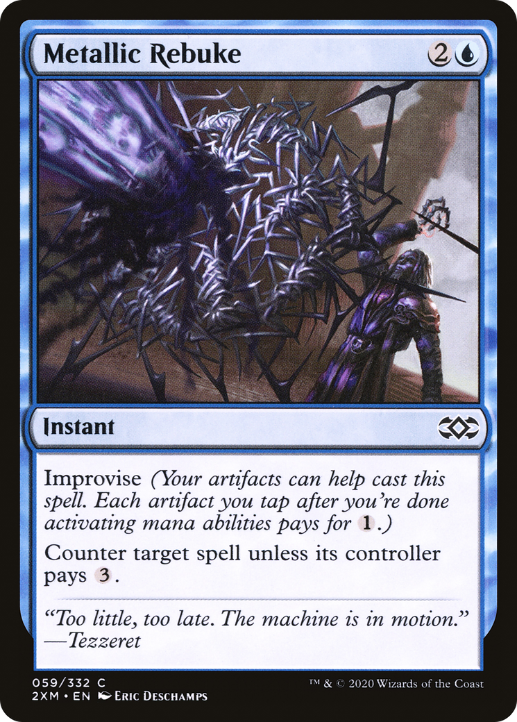 {C} Metallic Rebuke [Double Masters][2XM 059]