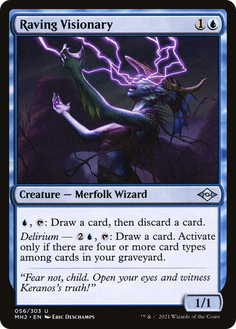 {C} Raving Visionary [Modern Horizons 2][MH2 056]