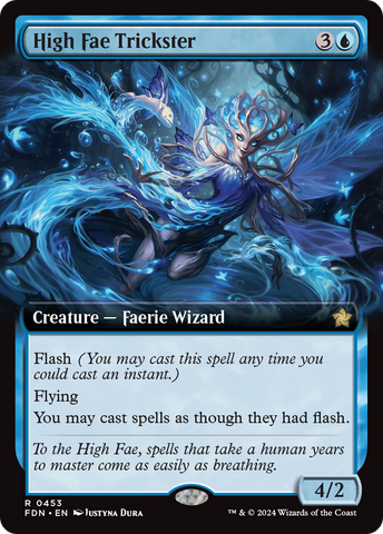 {@R} High Fae Trickster (Extended Art) [Foundations][FDN 453]