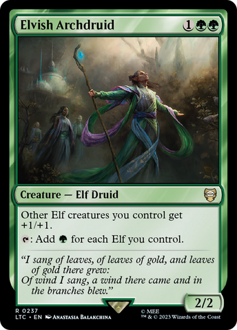 {R} Elvish Archdruid [The Lord of the Rings: Tales of Middle-Earth Commander][LTC 237]