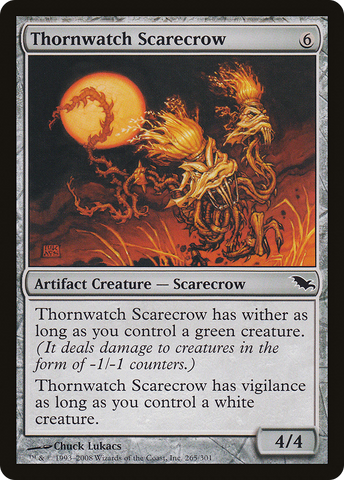 {C} Thornwatch Scarecrow [Shadowmoor][SHM 265]