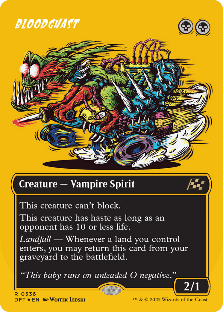{@R} Bloodghast (Borderless) (First-Place Foil) [Aetherdrift][DFT 536]