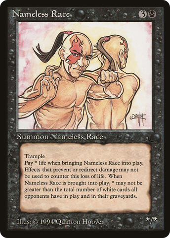 {R} Nameless Race [The Dark][DRK 050]