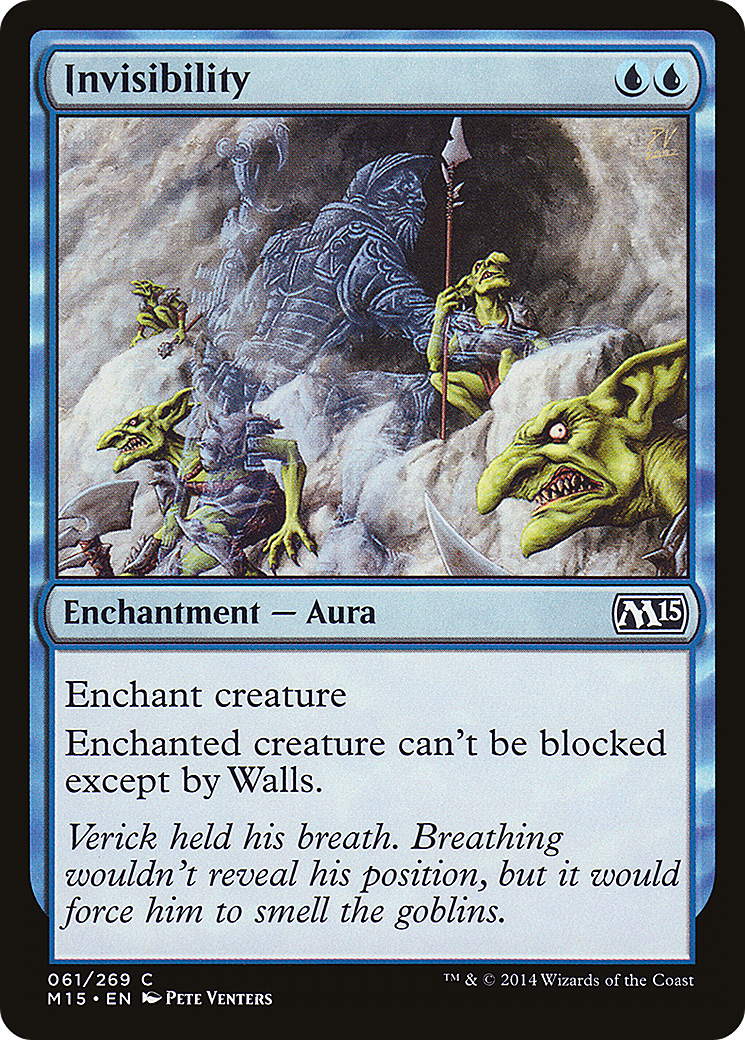 {C} Invisibility [Magic 2015][M15 061]