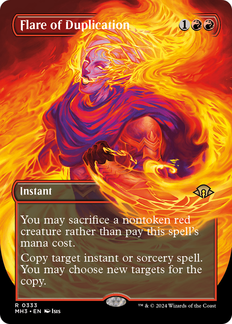 {R} Flare of Duplication (Borderless) [Modern Horizons 3][MH3 333]