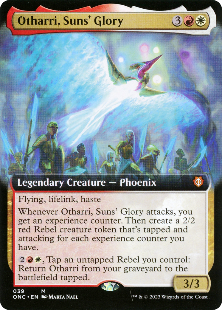 {R} Otharri, Sun's Glory (Extended Art) [Phyrexia: All Will Be One Commander][ONC 039]