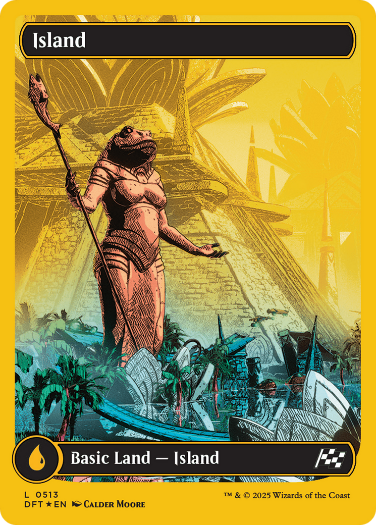 {B}[DFT 513] Island (0513) (First-Place Foil) [Aetherdrift]