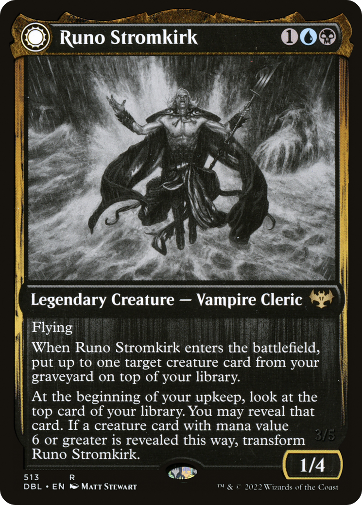 {R} Runo Stromkirk // Krothuss, Lord of the Deep [Innistrad: Double Feature][DBL 513]