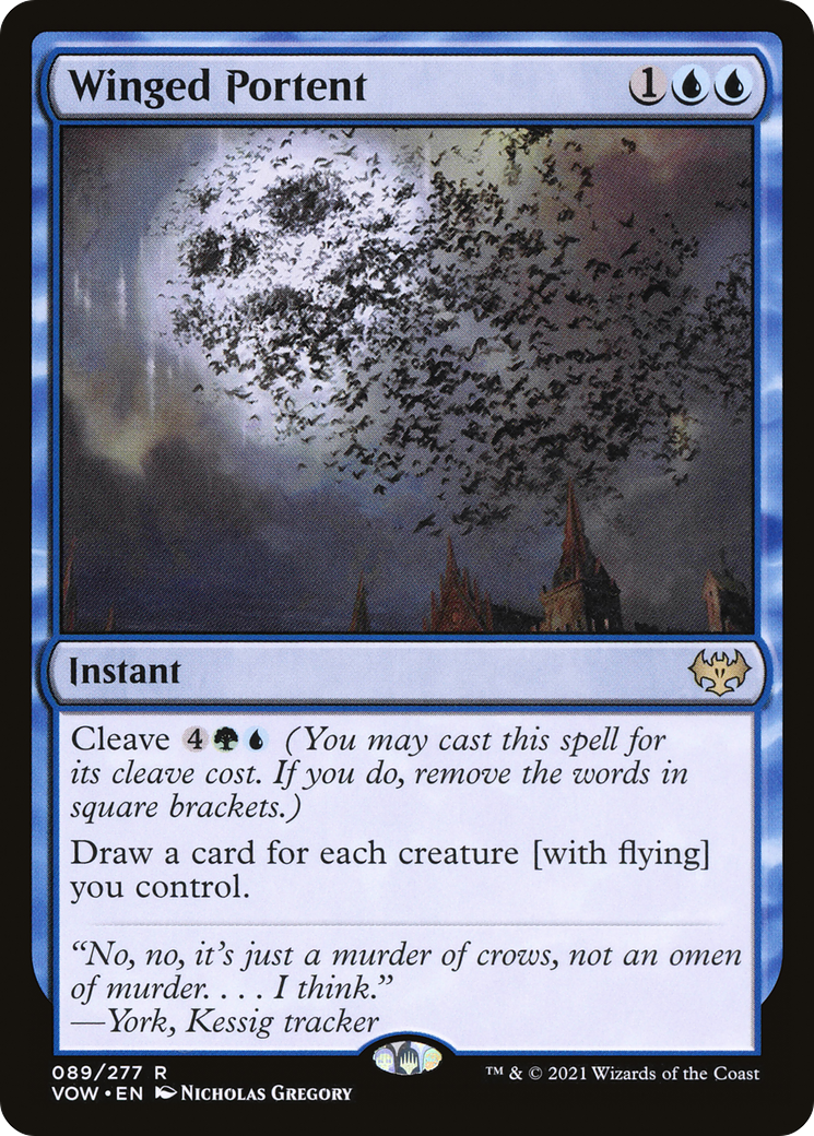 {R} Winged Portent [Innistrad: Crimson Vow][VOW 089]