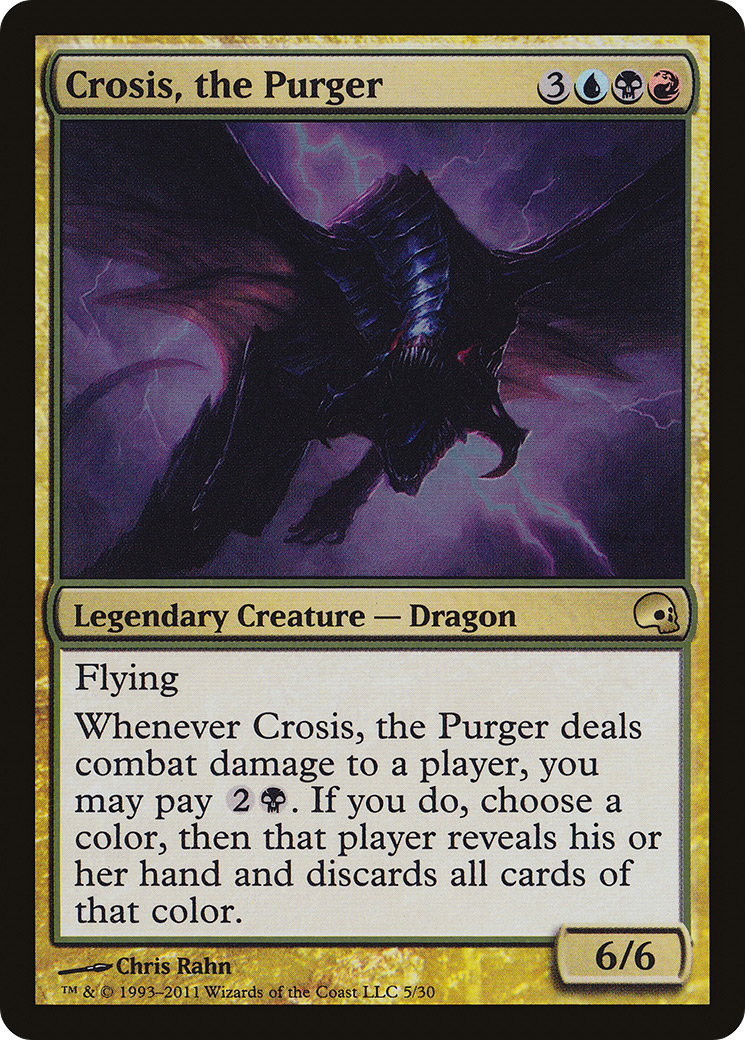 {R} Crosis, the Purger [Premium Deck Series: Graveborn][PD3 005]