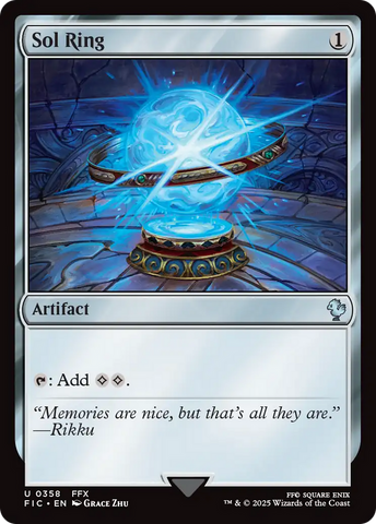 {C} Sol Ring (0358) [FINAL FANTASY Commander][FIC 358]