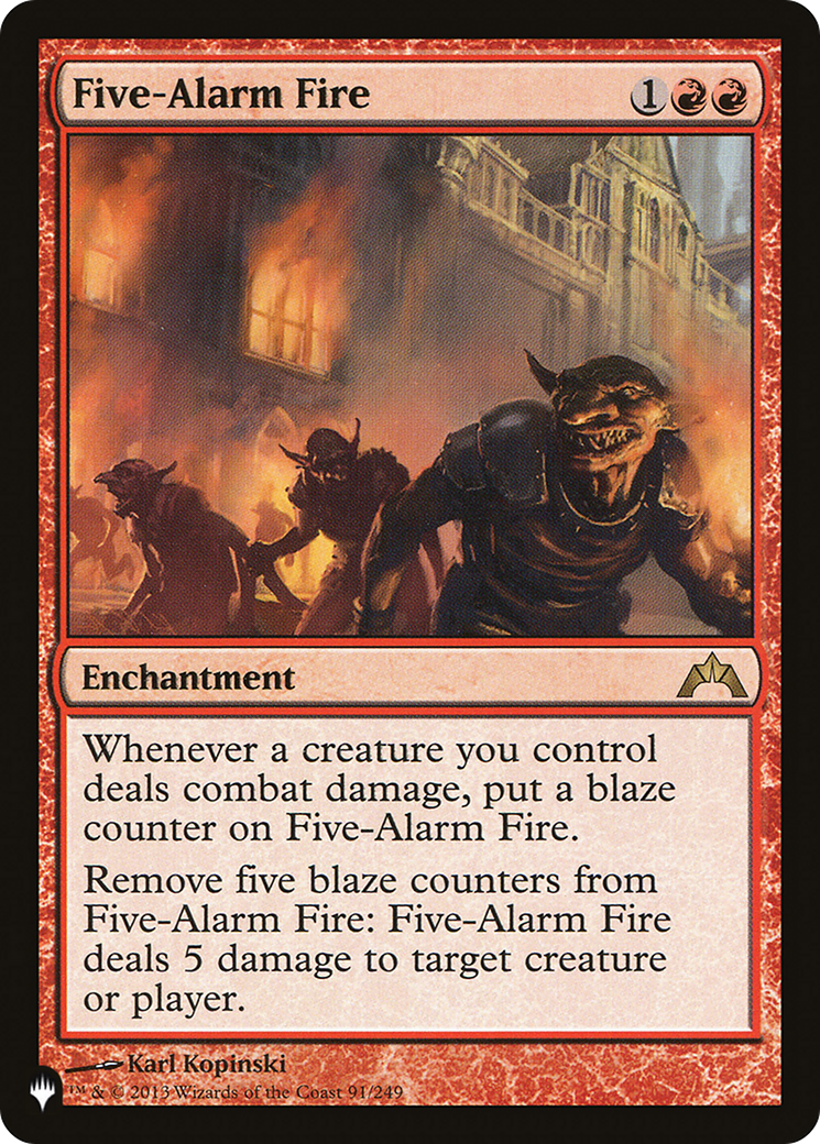 Five-Alarm Fire [LIST GTC-91]