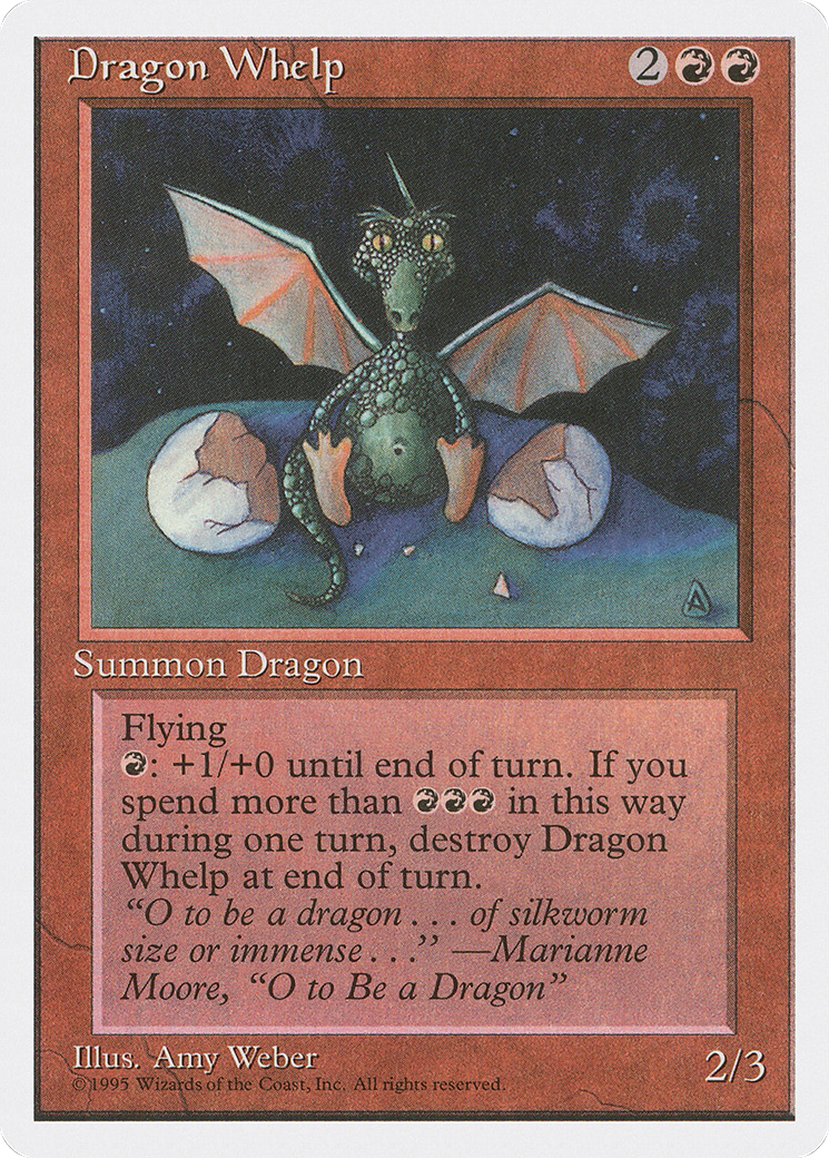 {C} Dragon Whelp [Fourth Edition][4ED 186]