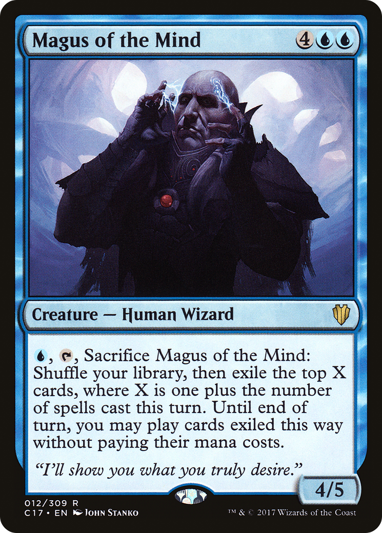 {R} Magus of the Mind [Commander 2017][C17 012]
