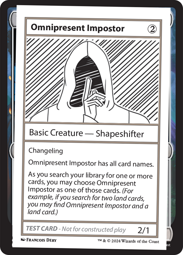 {C} Omnipresent Impostor [Mystery Booster 2 Playtest Cards][MB2 PLAYTEST]