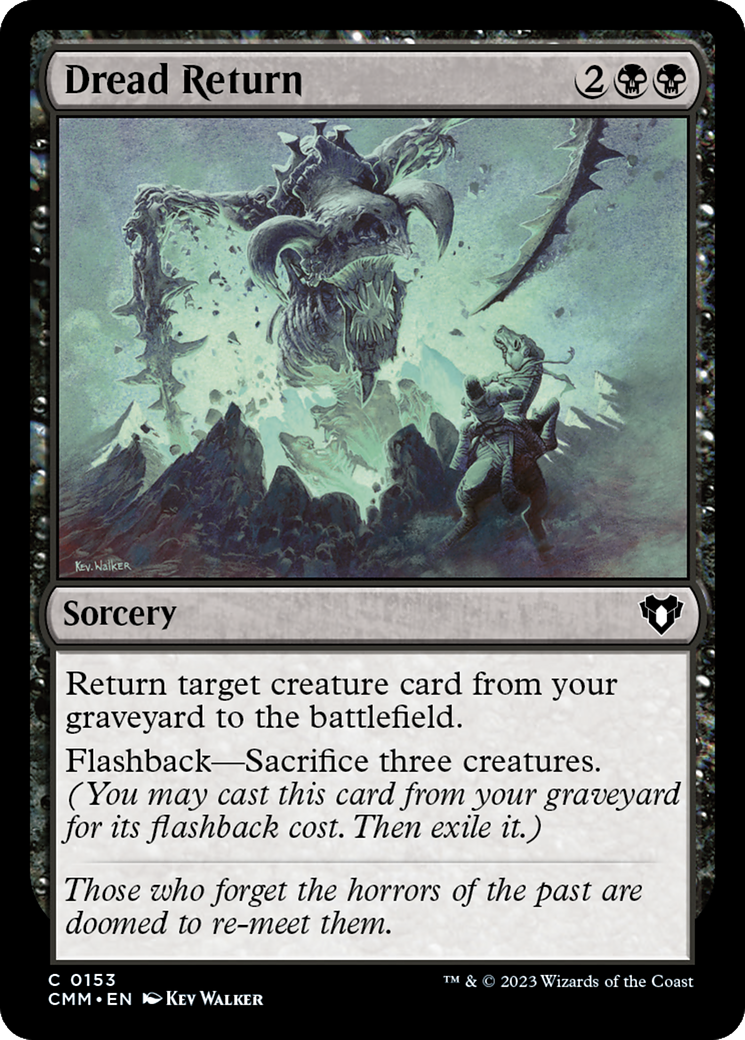 {C} Dread Return [Commander Masters][CMM 153]