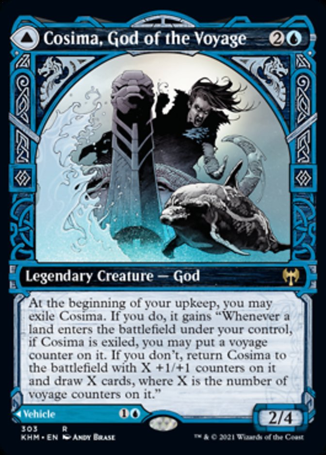 {R} Cosima, God of the Voyage // The Omenkeel (Showcase) [Kaldheim][KHM 303]