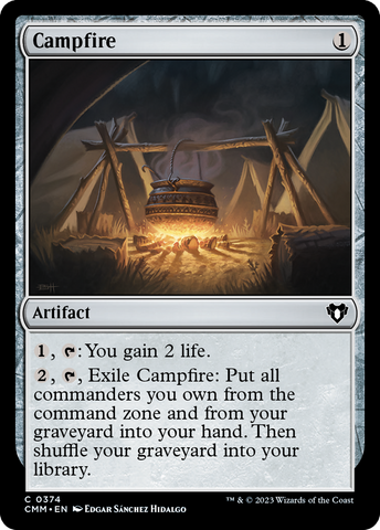 {C} Campfire [Commander Masters][CMM 374]