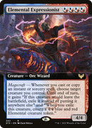 {R} Elemental Expressionist (Extended Art) [Strixhaven: School of Mages][STX 342]
