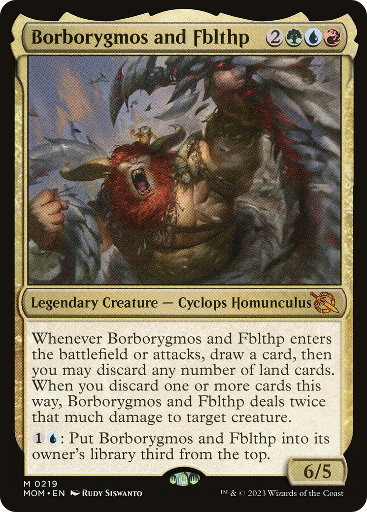 {R} Borborygmos and Fblthp [March of the Machine][MOM 219]