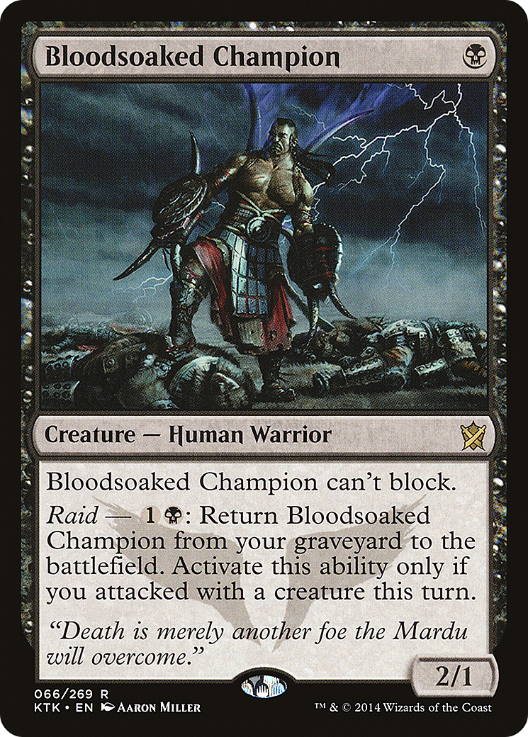 {R} Bloodsoaked Champion [Khans of Tarkir][KTK 066] - Misty Mountain Games