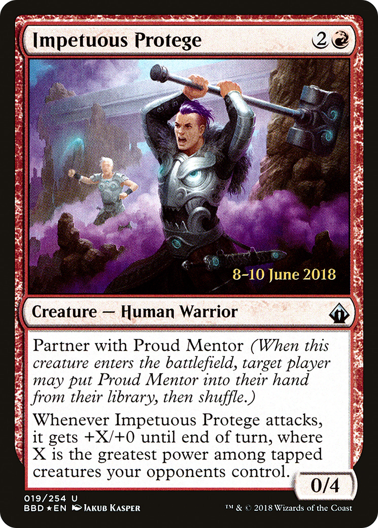 {C} Impetuous Protege [Battlebond Prerelease Promos][PR BBD 019]
