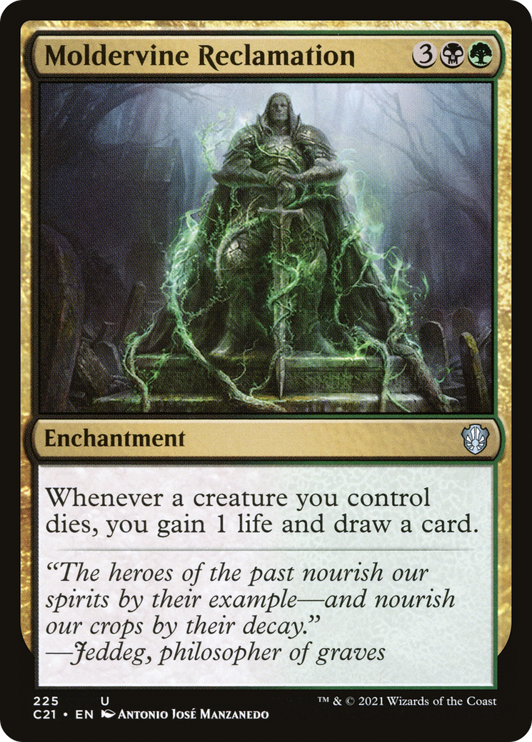 {C} Moldervine Reclamation [Commander 2021][C21 225]