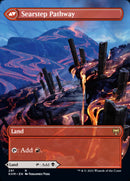 {R} Blightstep Pathway // Searstep Pathway (Borderless Alternate Art) [Kaldheim][KHM 291]