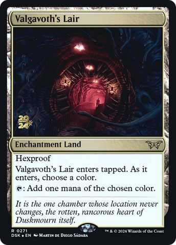 {@R} Valgavoth's Lair [Duskmourn: House of Horror Prerelease Promos][PR DSK 271]