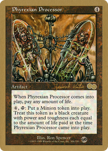 {R} Phyrexian Processor (Janosch Kuhn) (SB) [World Championship Decks 2000][GB WC00 JK306SB]
