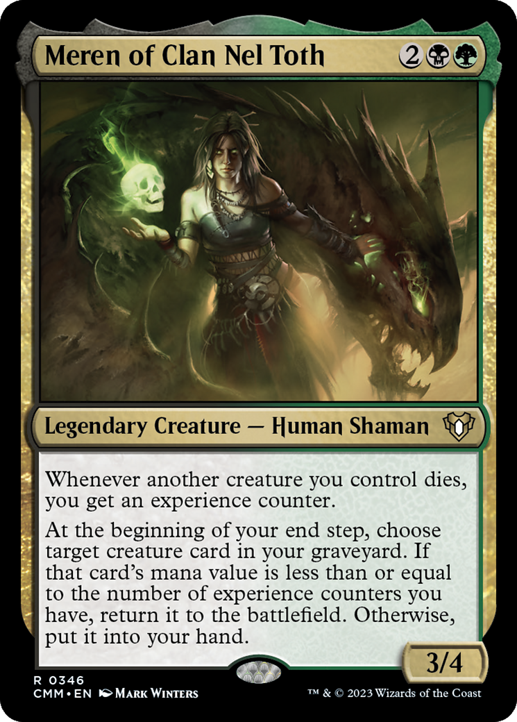 {R} Meren of Clan Nel Toth [Commander Masters][CMM 346]