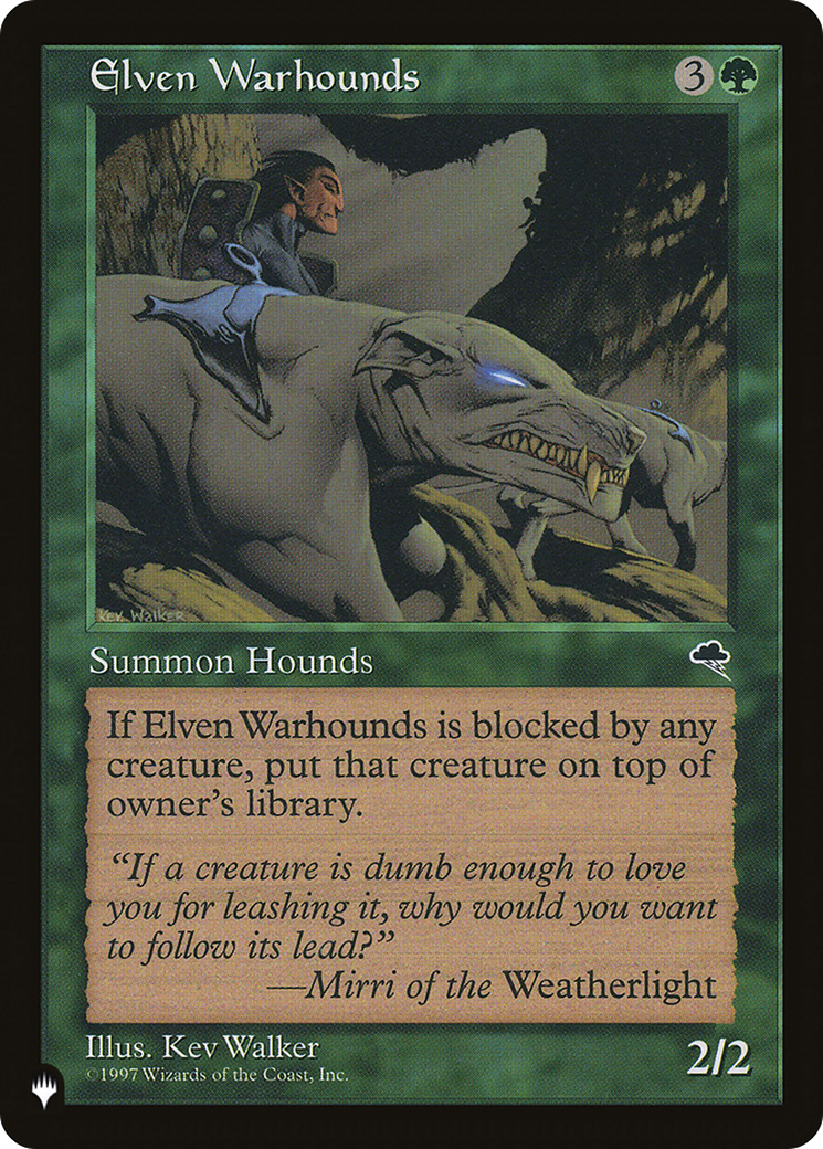 Elven Warhounds [LIST TMP-225]