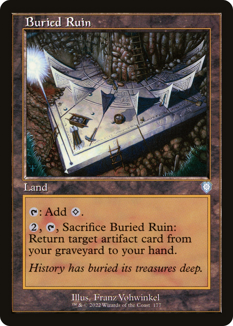 {C} Buried Ruin (Retro) [The Brothers' War Commander][BRC 177]