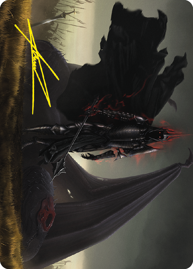 {A} Witch-king of Angmar Art Card (Gold-Stamped Signature) [The Lord of the Rings: Tales of Middle-earth Art Series][GS ALTR 043]