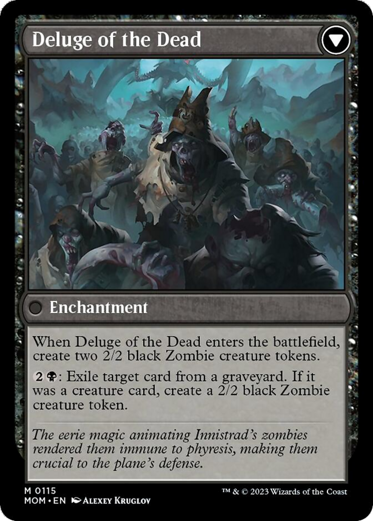 {R} Invasion of Innistrad // Deluge of the Dead [March of the Machine][MOM 115]