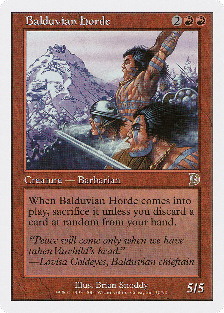 {R} Balduvian Horde [Deckmasters][DKM 010]
