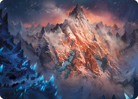 {A} Mountain Art Card [The Lord of the Rings: Tales of Middle-earth Art Series][ALTR 031]