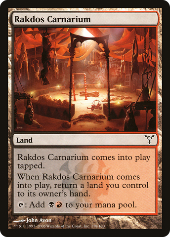 {C} Rakdos Carnarium [Dissension][DIS 178]