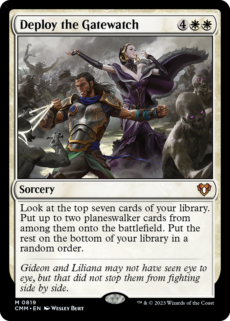 {R} Deploy the Gatewatch [Commander Masters][CMM 819]