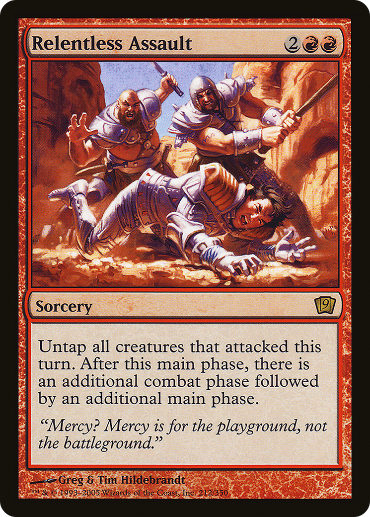 {R} Relentless Assault [Ninth Edition][9ED 212]
