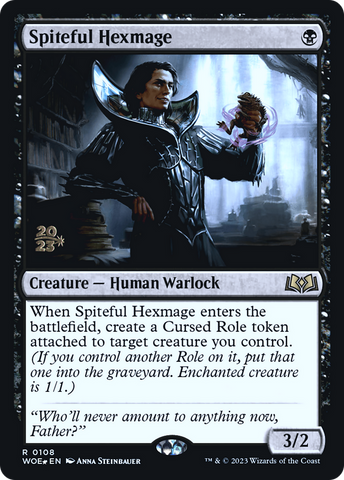 {@R} Spiteful Hexmage [Wilds of Eldraine Prerelease Promos][PR WOE 108]