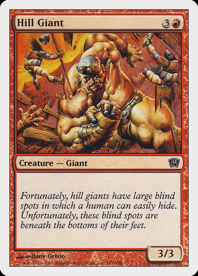 {C} Hill Giant [Ninth Edition][9ED 197]