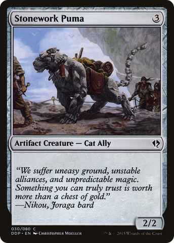 {C} Stonework Puma [Duel Decks: Zendikar vs. Eldrazi][DDP 030]
