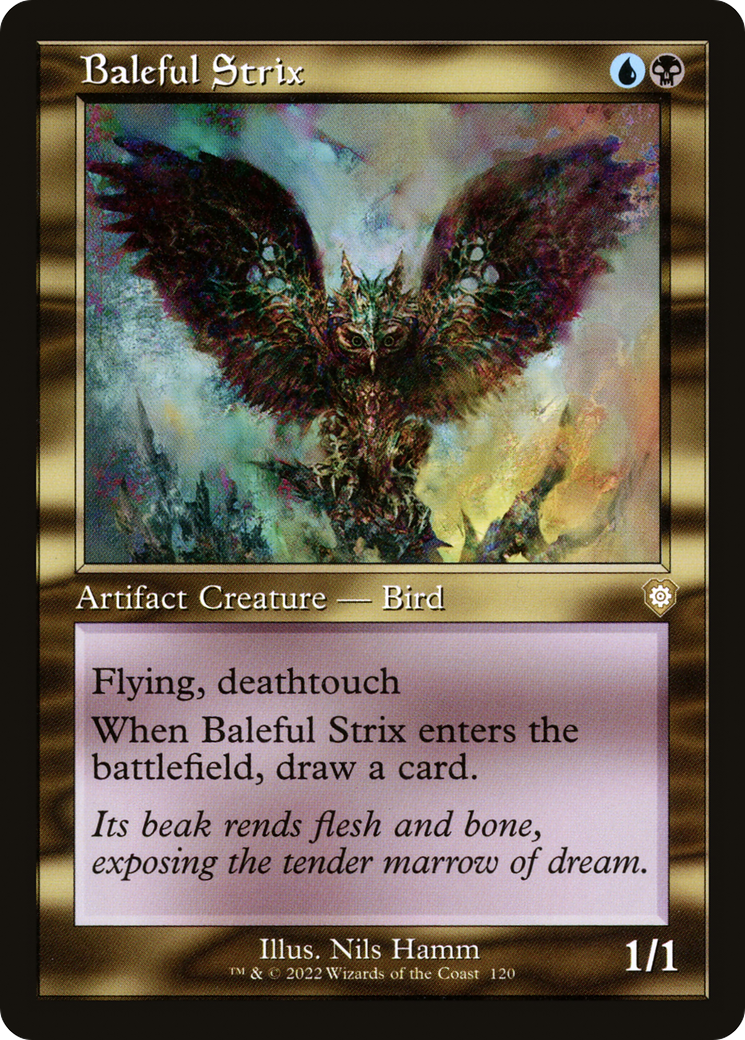 {R} Baleful Strix (Retro) [The Brothers' War Commander][BRC 120]
