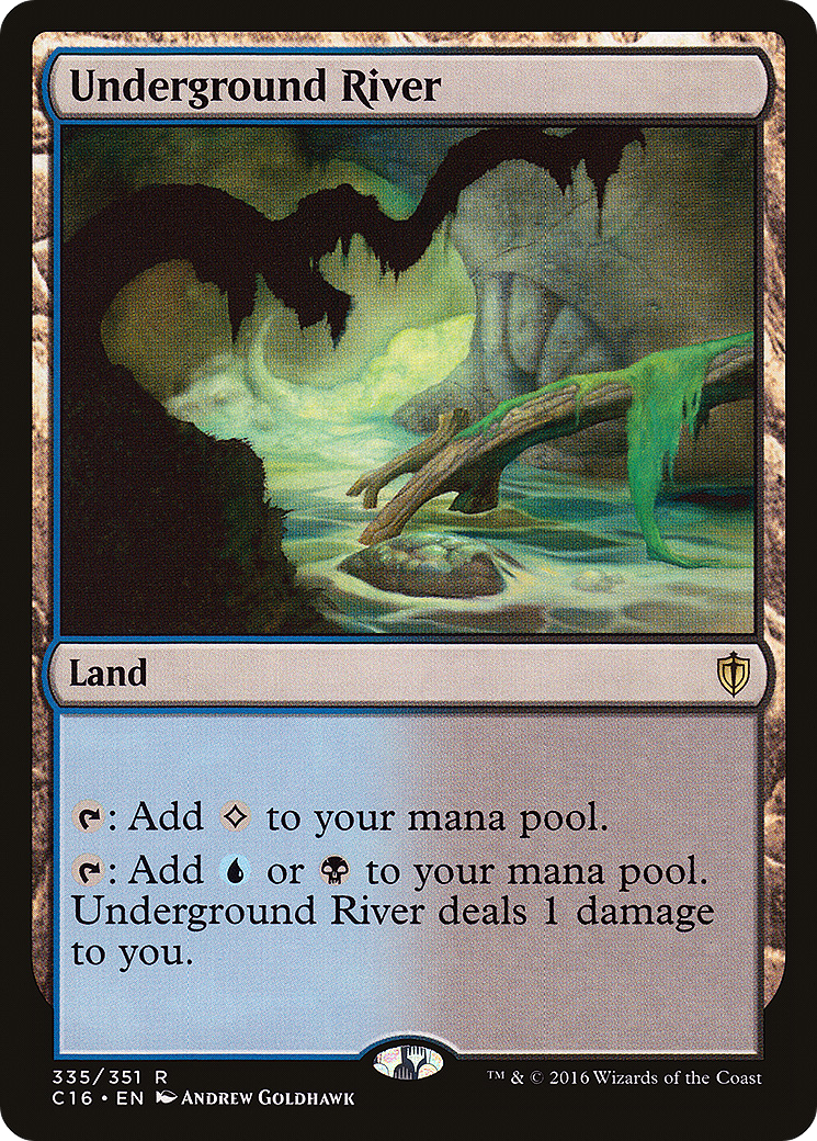 {R} Underground River [Commander 2016][C16 335] - Misty Mountain Games