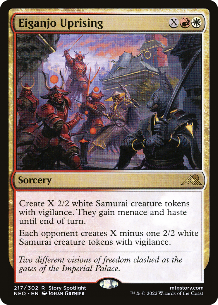 {R} Eiganjo Uprising [Kamigawa: Neon Dynasty][NEO 217]