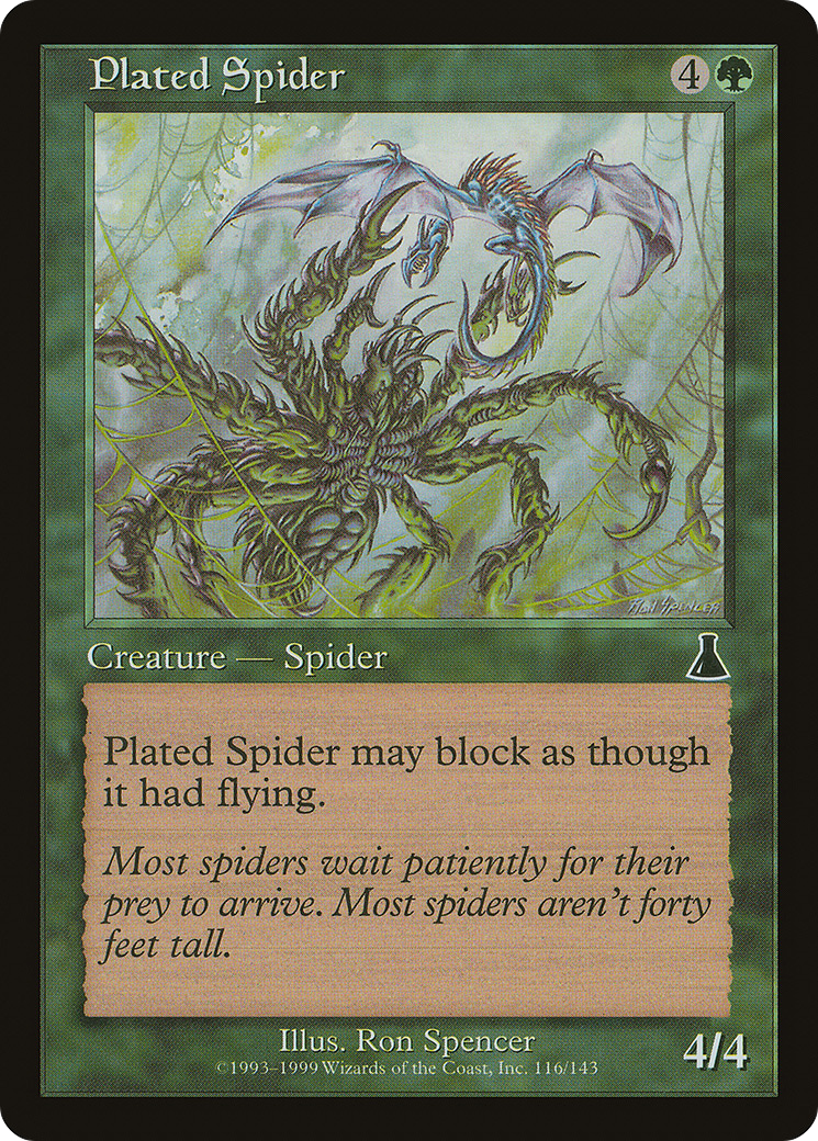 {C} Plated Spider [Urza's Destiny][UDS 116] - Misty Mountain Games
