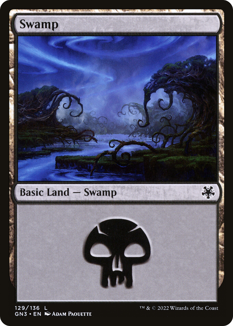 {B}[GN3 129] Swamp (129) [Game Night: Free-for-All]