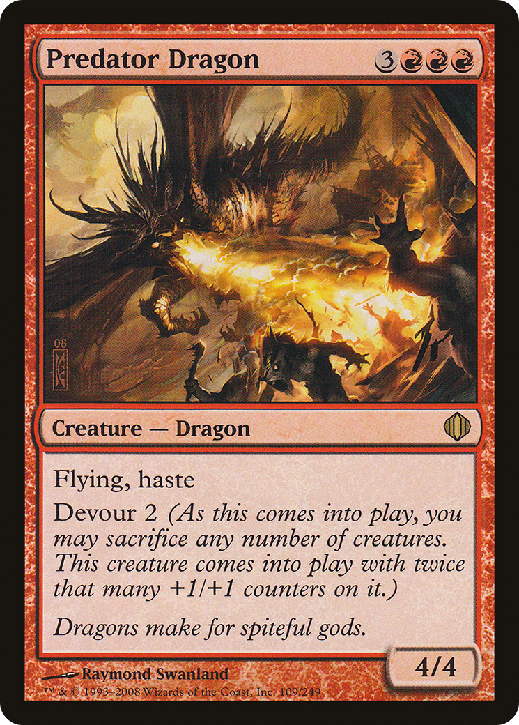 {R} Predator Dragon [Shards of Alara][ALA 109] - Misty Mountain Games